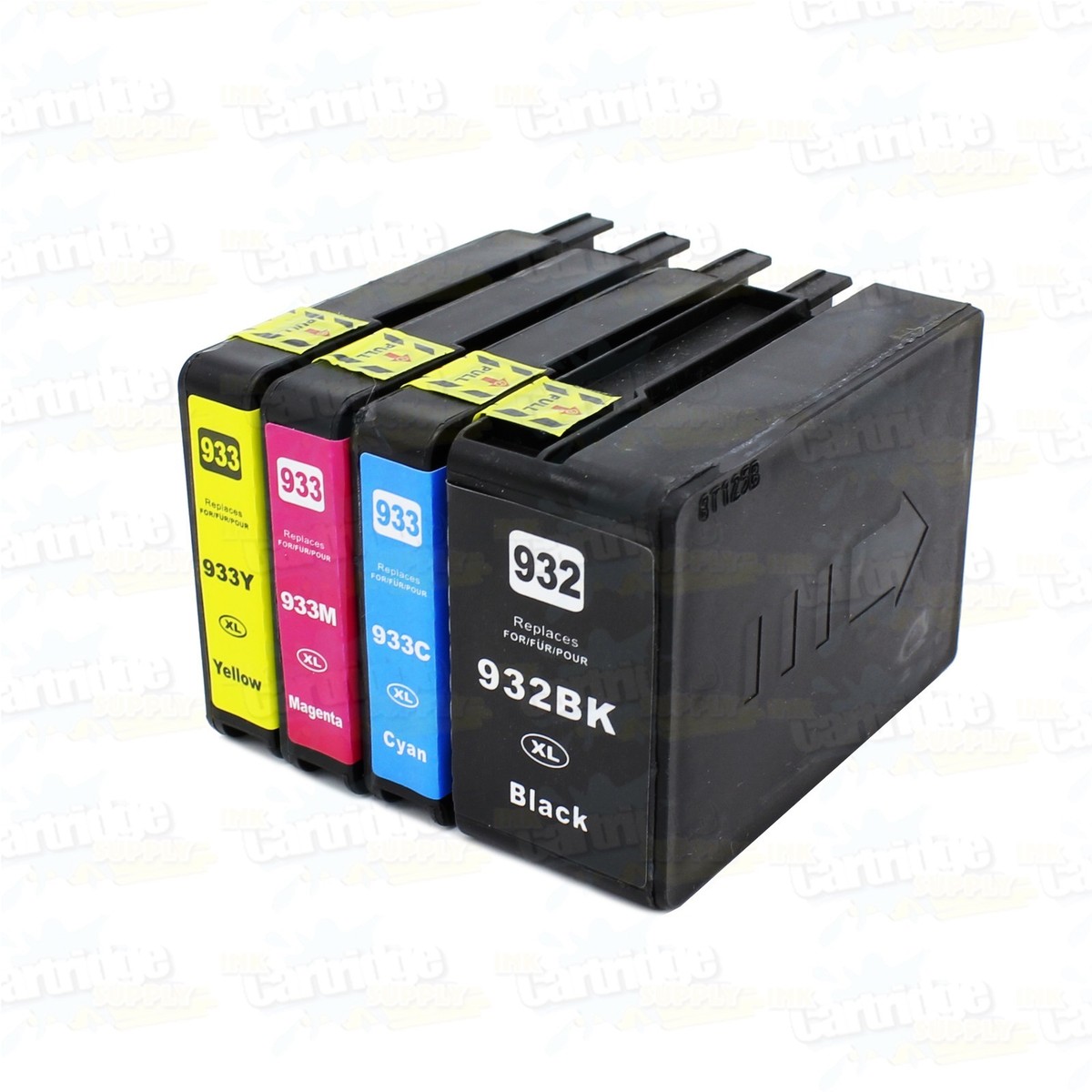4 Cartucce Inchiostro Compatibili HP 932XL E 933 XL - Per OfficeJet 6100, 6600, 6700