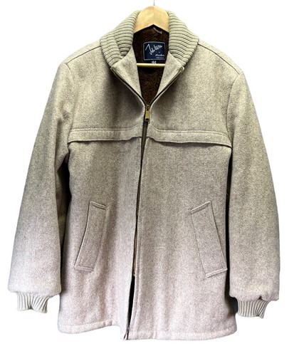JOHN WEITZ Wool Blend Full Zip Coat 