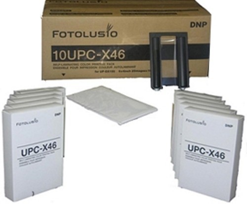 DNP 10UPCX46 / Sony 10 UPC-X46 Self-Laminating Color Print Pack f