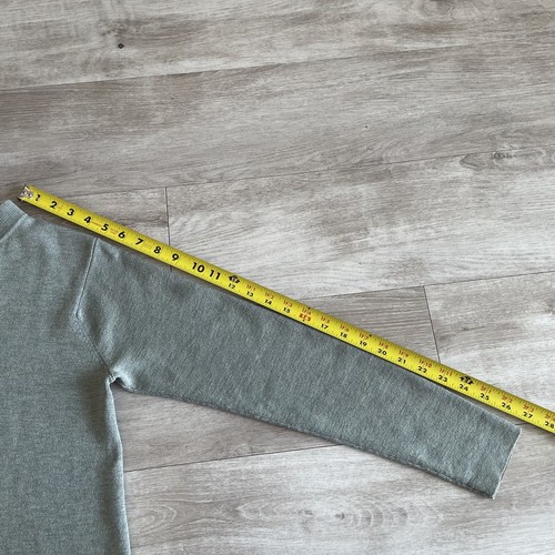 Eileen Fisher Italian Yarn Wool V Neck Mock Neck Pullover Sweater Size Small - Picture 9 of 9