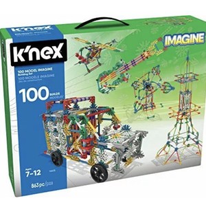 K'NEX 100 Model Building Set 863 Pieces 