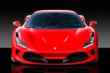 Ferrari F8 Tributo Car Wall Art Giclee Canvas Print Photo (#392)