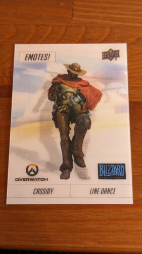 ¡Emotes Blizzard Legacy 2023 Upper Deck! Cassidy Line Dance E-6 - Imagen 1 de 2