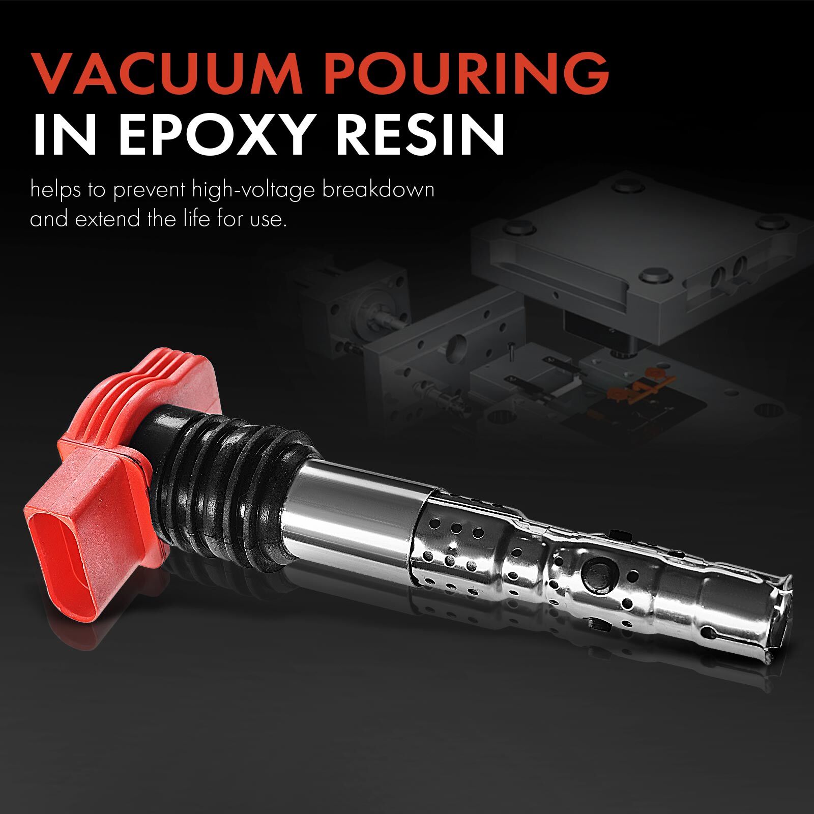 4x Ignition Coils Pack 12v for Audi A4 A4 Quattro A6 A6 Quattro V6 3.0L