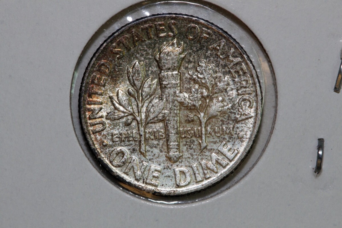 Dime トランプ 2018 P Roosevelt Dime Die Chip Reverse On Bottom of the