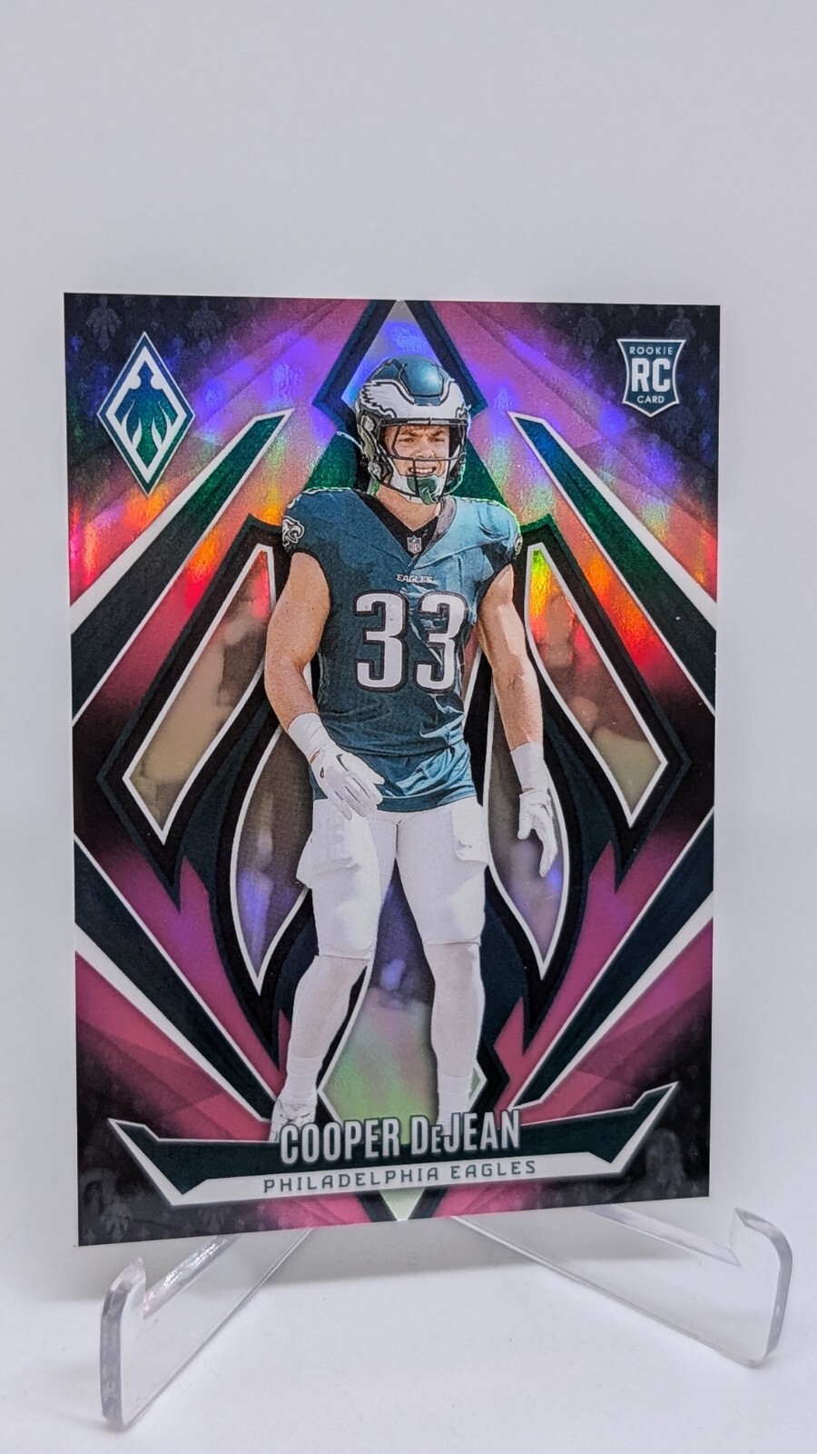 2024 Panini Phoenix NFL Cooper DeJean #171 Rookie Pink Fade /88