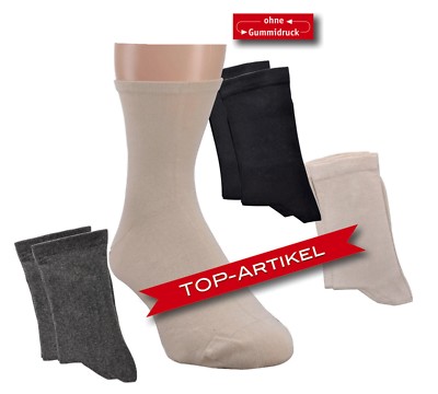 Wowerat bequeme weitere Socken für Problemfüße EXTRA BREIT ohne Gummi  35-50
