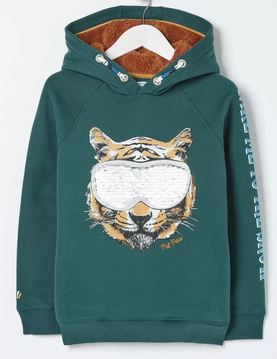 Boys clearance tiger hoodie