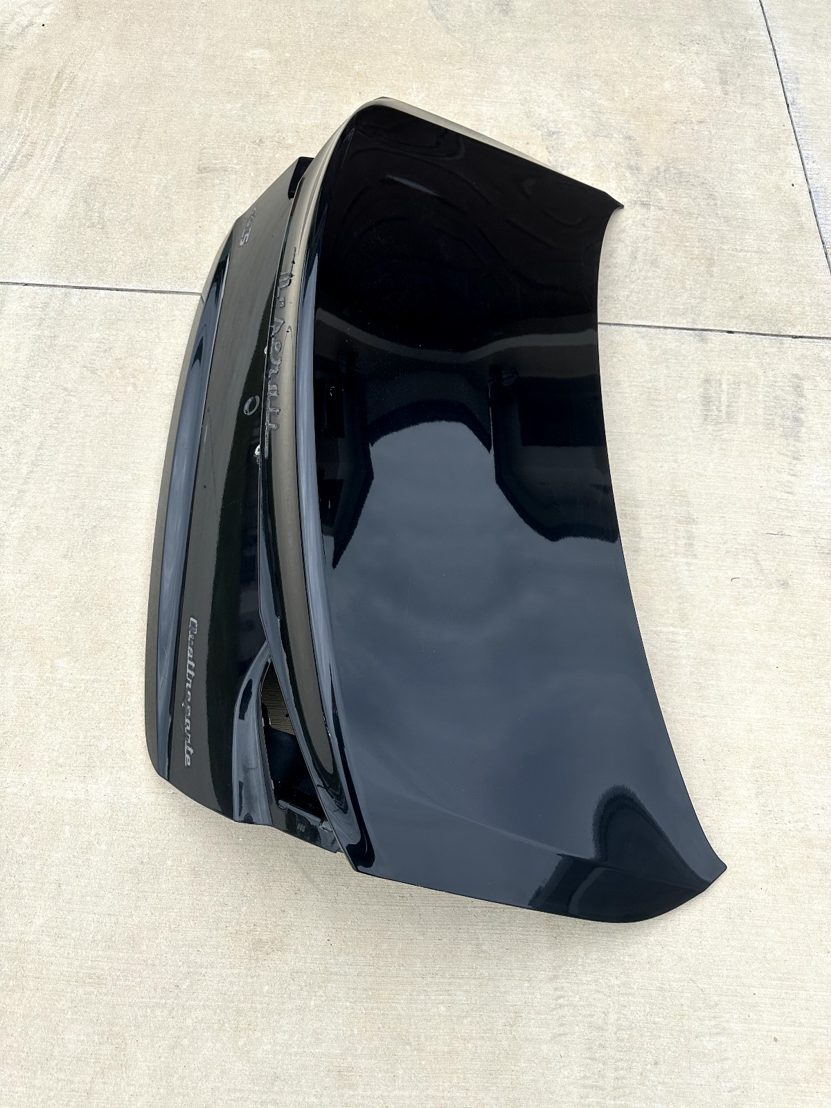 2014 MASERATI QUATTROPORTE REAR TRUNK LID SHELL - BLACK OEM