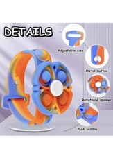 2xWristband Popit Fidget Toys Push Bubble Sensory Bracelet Anxiety Stress Relief