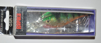 rapala gsr-7 gsr07 gp glass perch 2.75'' shad rap bass crankbait