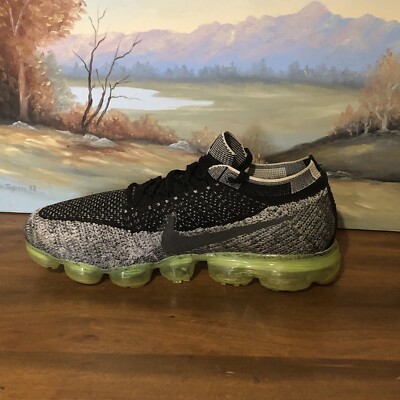 Nike Air VaporMax Flyknit 3 Grey Volt AJ6900-009 Running Shoes Men\'s Size 10 Amazon.com | Nike Mens Air Vapormax Flyknit 3 AJ6900 002  main image 3