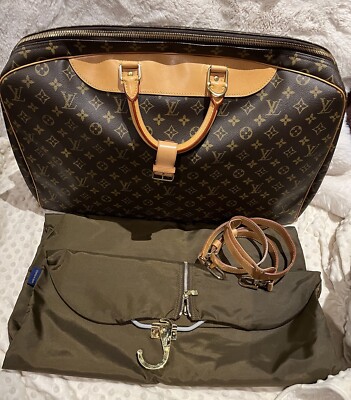  % Original Louis Vuitton Alize Reisehandtasche, mit Riemen & Aufhänger Kleidersack