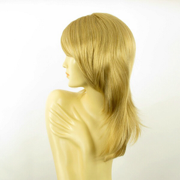 Perruque mi-longue haut de gamme Coline 24B blond doré