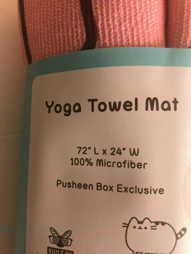 Culturefly Pusheen Tappetino asciugamani yoga nuovo con etichette - Foto 3 di 3