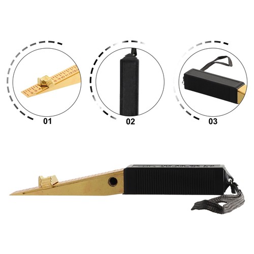 Door-Gap Measuring Tool 0.5mm Precision Wedge Feeler Vernier Wedge 1-15mm - Picture 5 of 15