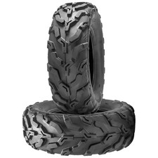 2-PACK 25x8-12 ATV Tires 6Ply 25x8x12 UTV Tires 25 8 12 Front All Terrain Tyre