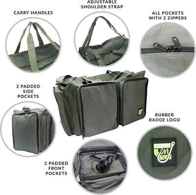 Carp On 600D Green Carryall / 27-2110