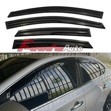 4pcs Window Visors Sun Rain Guard Vent For 2013-2017 Nissan Sentra Mugen Style 4pcs Window Visors Sun Rain Guard Vent For 2013-2017 Nissan Sentra Mugen Style