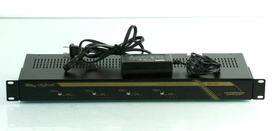 FULLY TESTED Key Digital KD-4x4 4x4 HDMI Matrix Switcher/ Switch o217 - Image 2 of 4
