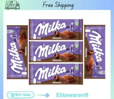 Milka Noisette - Chocolate - 5 bars