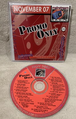 Mainstream Radio Series Promo Only CD November 2003 Promotional CD for DJs