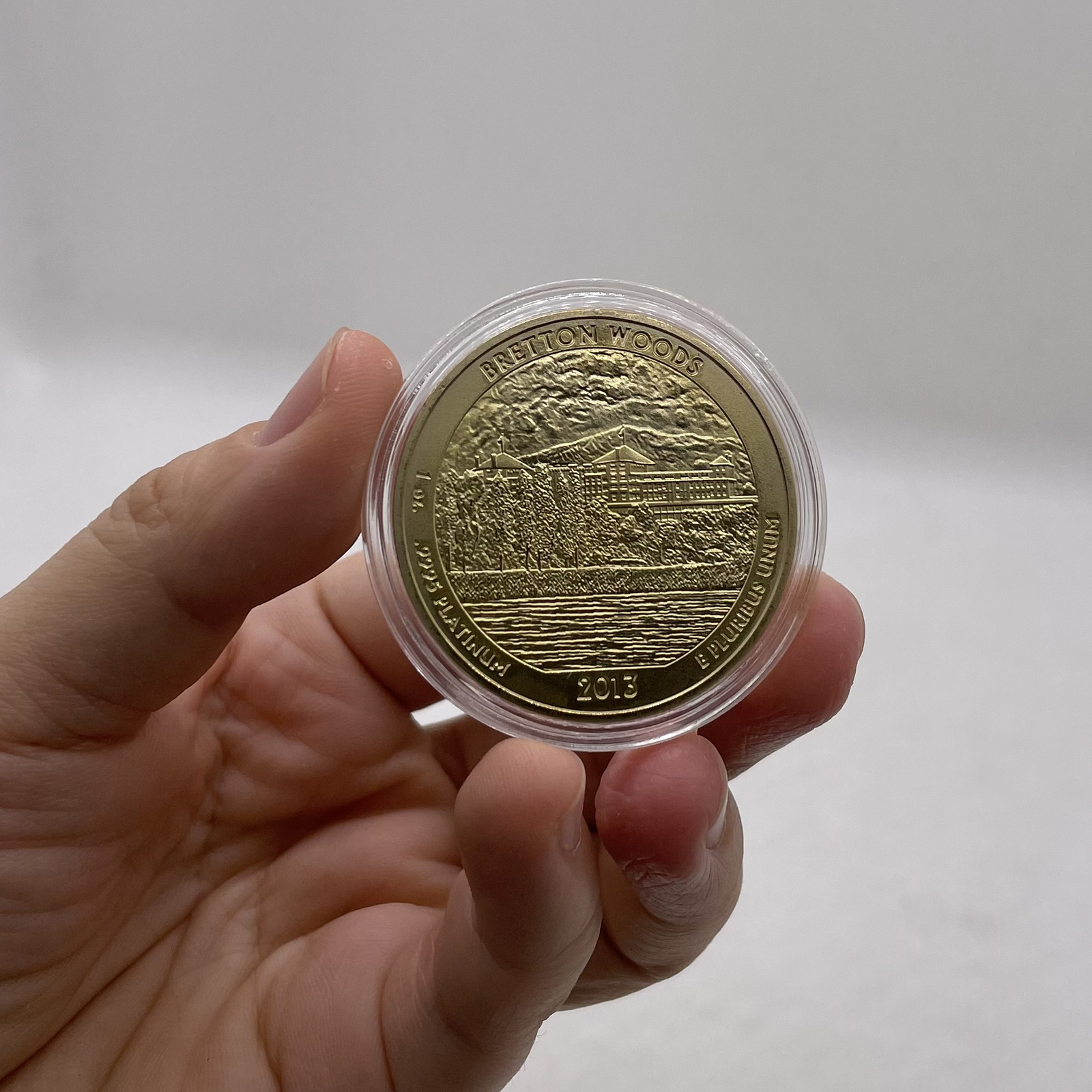 2pcs Silver & Gold One Trillion Dollar Coin United Statue of Liberty Collection