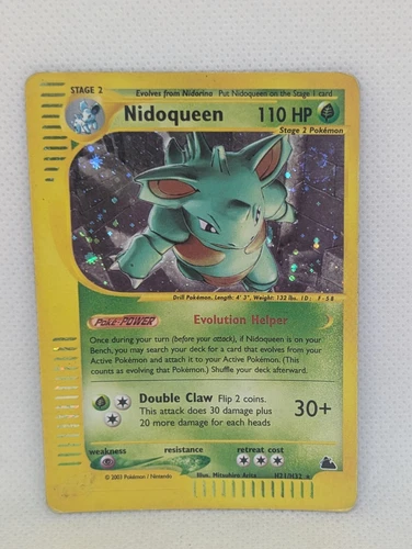 Nidoqueen H21/H32 Skyridge Holo Foil Ultra Rare Pokemon TCG Nintendo