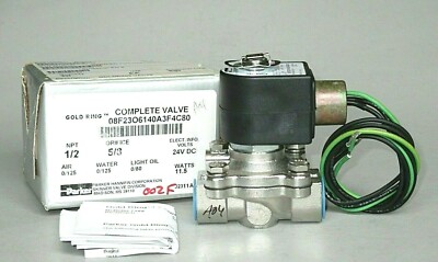 Elettrovalvola Parker Inox 1/2 NPT Normalmente Aperta 24VDC - Confrontabile Con Asco 8210G030 - Foto 2