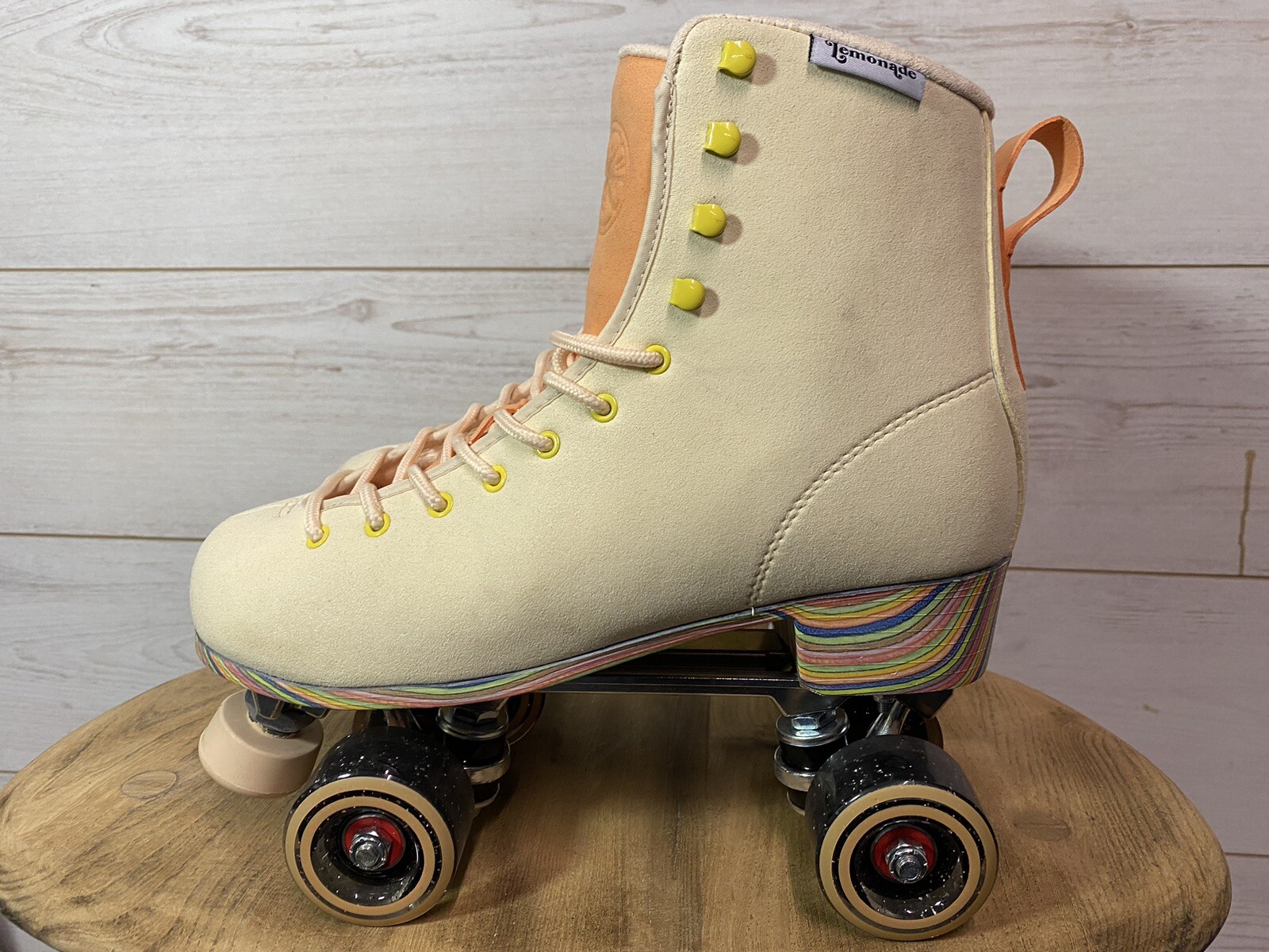 LMNADE (Lemonade) Throwback Sunrise Quad RollerSkates. Size UK8 EU