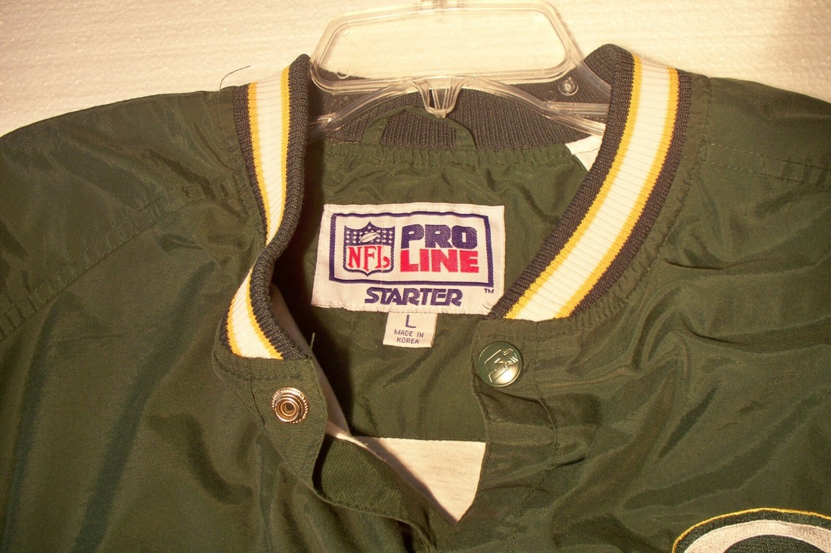 Vintage Starter NFL Pro Line Green Bay Packers Pull Over