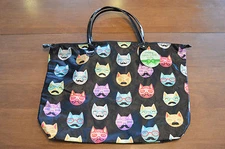 New With Tags Holiday Hair Care Large Zipper Tote Bag Value $29.99