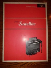 Genuine LOWREY Organ Owner's Manual Satellite Model IC