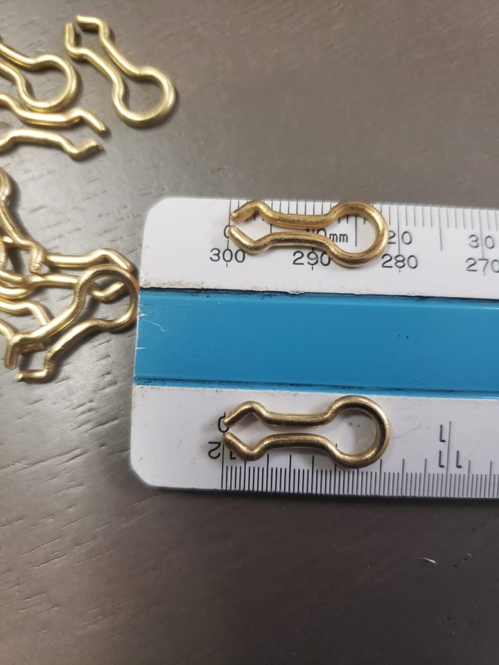 Do It brand brass wire eyes for making fishing sinkers 1lb. bag eBay