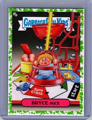 2024 Topps Garbage Pail Kids At Play Green Parallel BRYCE Mice