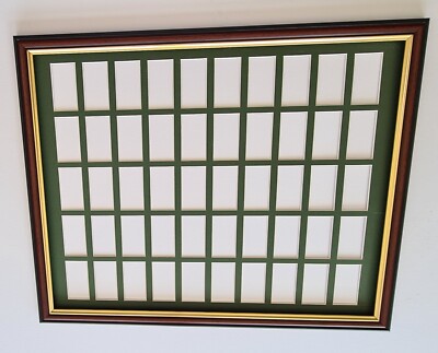 cigarette card display frame Cigarette Card Mounting and Framing Kit for 50 Cards