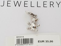Gooix Charm Silber 925 Er Charms AnhäNger TeddybäR Teddy Silber Neu 168