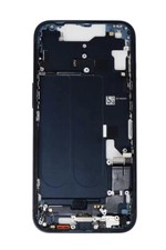 iPhone 14 Midnight Black Back Frame Housing Replacement W Small Parts Grade B