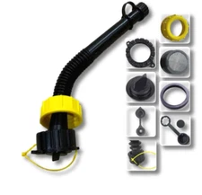 SUPER LONG 11" FLEXIBLE SPOUT WITH TONS OF ACCESSORIES - FITS MOST CANS & JUGS