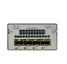 NEW Cisco C3KX-NM-1G 4-Port 1 Gigabit SFP Network Module