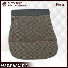 1997 1998 Gray Cloth Seat Cover For Ford F150 Lariat Xlt Crew Cab Driver Bottom 1997 1998 Gray Cloth Seat Cover For Ford F150 Lariat Xlt Crew Cab Driver Bottom