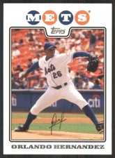 2008 Topps #49 Orlando Hernandez New York Mets 46338