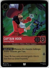 Captain Hook Conniving Pirate Foil 130/204 Attack of the Vine Disney Lorcana