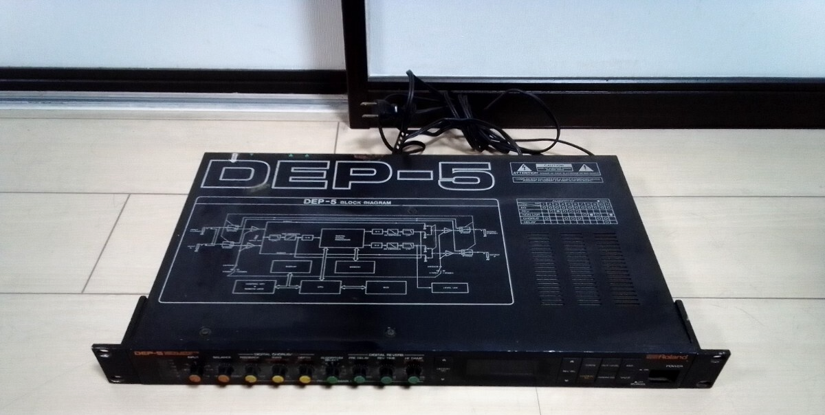 Roland DEP-5 Digital Effects Processor Rack Reverb Delay Chorus