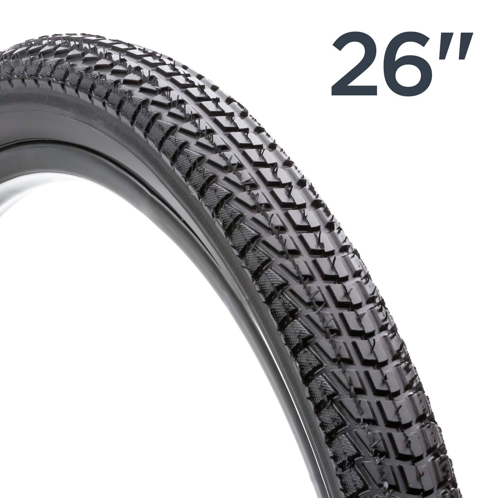 Schwinn 26 x 1.95 Inch Hybrid Bike Tire for Pavement and Light Trails
