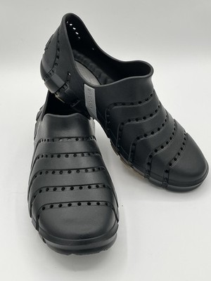 Sperry Unisex Water Strider Black Gray Round Toe Slip-On Shoes Sz M9 W10 New