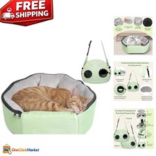 2-in-1 Convertible Pet Carrier  Bed for Cats  Small Dogs - Airline Approved