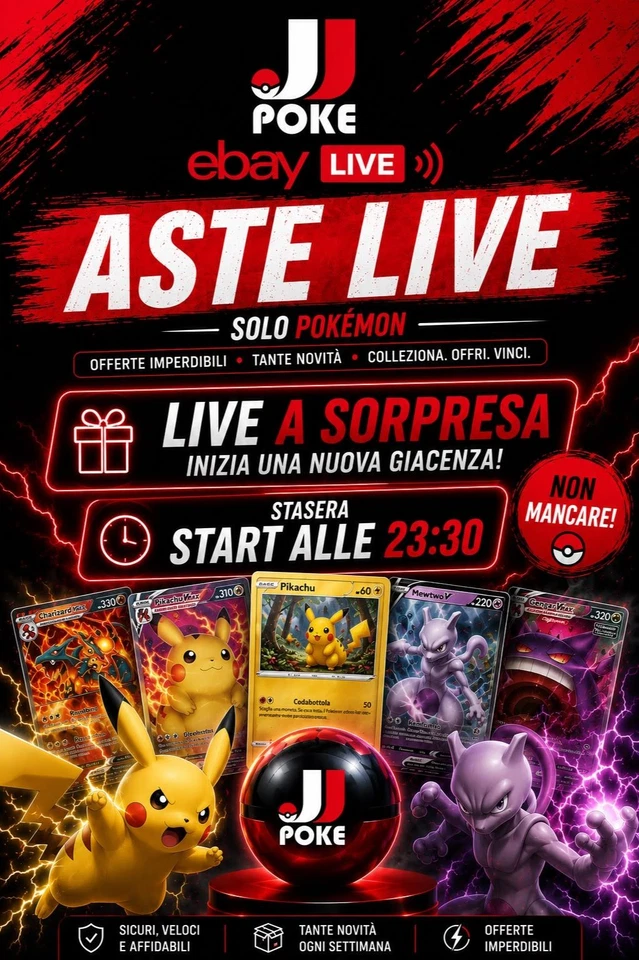 Pokémon & Altri TCG | Aste Live e Grandi Occasioni