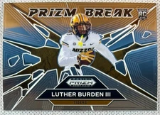 2025 Panini Prizm Draft Picks Football Luther Burden III #18 Prizm Break RC