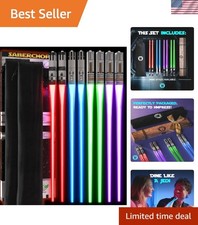 Reusable LED Lightsaber Chopsticks Set - 4 Vibrant Colors, Dishwasher Safe